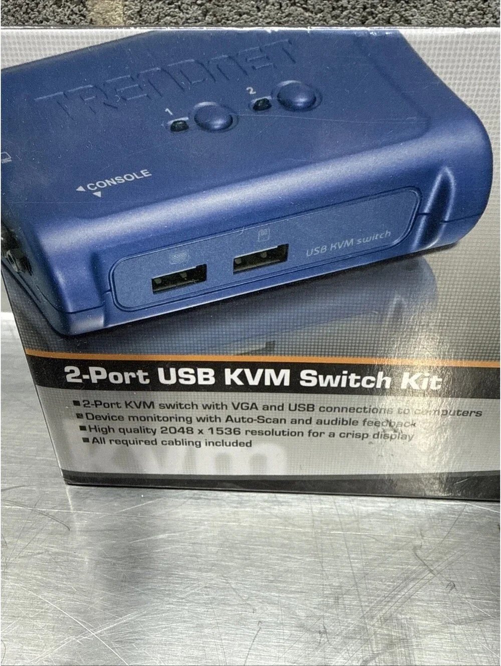 Trendnet TK-207K 2 PORT USB KVM SWITCH KIT